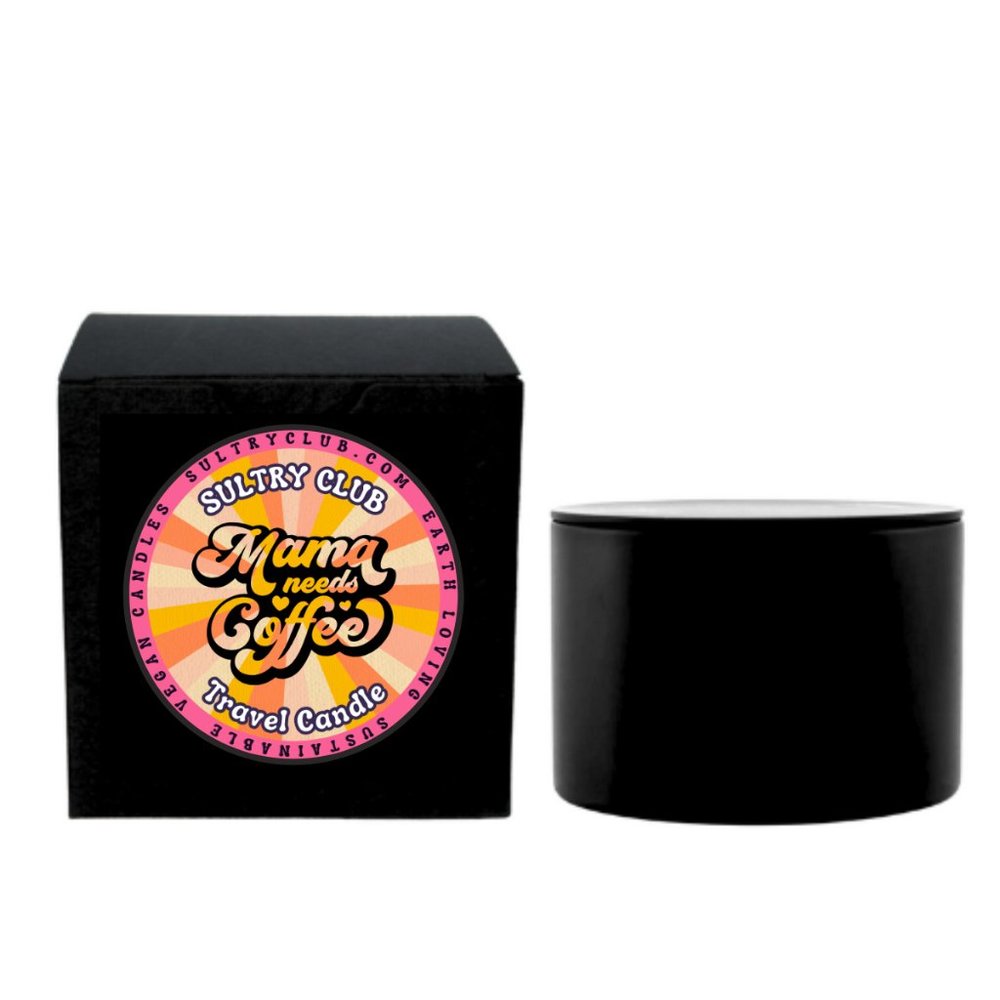 MAMA NEEDS COFFEE TRAVEL Candle